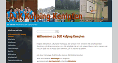 Desktop Screenshot of djk-kempten.com